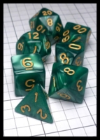 Dice : Dice - Dice Sets - Chinese Dice Green Swirl with Gold - eBay Aug 2016
